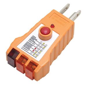 pro'skit 400-030 receptacle tester, gfci outlets orange