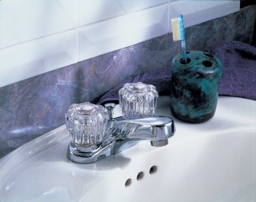Delta Faucet 2522LF-MPU Classic Two Handle Centerset Bathroom , Chrome, 5.25 x 6.25 x 5.25 inches