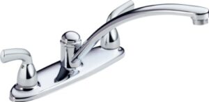 delta faucet b2310lf deck-mount, 9.25 x 10.63 x 9.25 inches, chrome