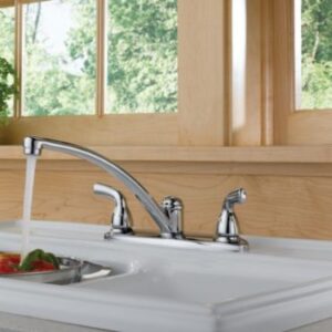 DELTA FAUCET B2310LF Deck-Mount, 9.25 x 10.63 x 9.25 inches, Chrome