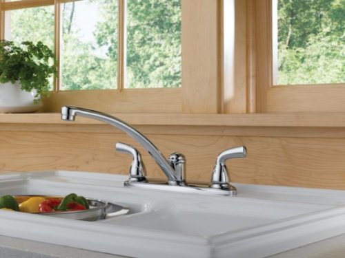 DELTA FAUCET B2310LF Deck-Mount, 9.25 x 10.63 x 9.25 inches, Chrome