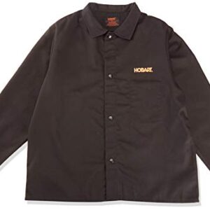 Hobart mens Heavy Duty protective work jackets, Black, 14.5 x 11.5 0.9 Inch US