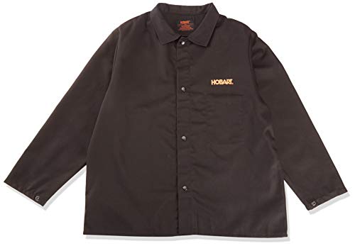 Hobart mens Heavy Duty protective work jackets, Black, 14.5 x 11.5 0.9 Inch US