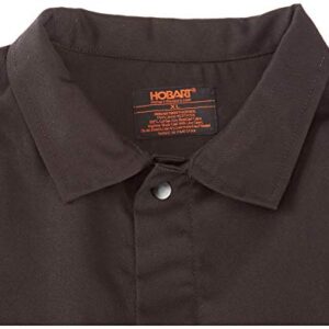 Hobart mens Heavy Duty protective work jackets, Black, 14.5 x 11.5 0.9 Inch US