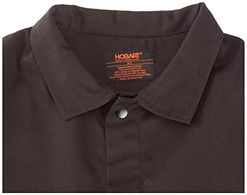 Hobart mens Heavy Duty protective work jackets, Black, 14.5 x 11.5 0.9 Inch US