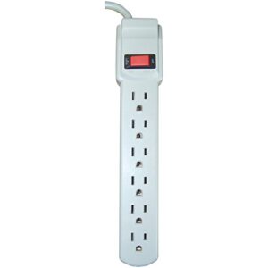 axis 45100 6-outlet grounded surge protector
