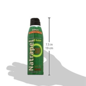 Natrapel 12-Hour Insect Repellent, 6 oz. Eco-Spray Picaridin Bug Spray – Family Insect Repellent for Mosquitoes, Ticks, & More, Black (0006-6878)