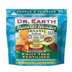 dr. earth 708p organic 9 fruit tree fertilizer in poly bag, 4-pound
