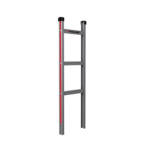 Magliner HMK111UA4 Aluminum Hand Truck, Horizontal Loop Handle, 18" x 7-1/2" Aluminum Diecast Nose Plate, 500 lb Capacity