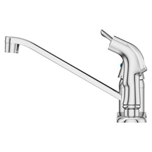 Pfister Pfirst Series 1-Handle Kitchen Faucet with Side Spray, Polished Chrome