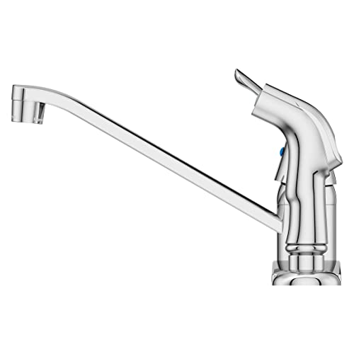 Pfister Pfirst Series 1-Handle Kitchen Faucet with Side Spray, Polished Chrome