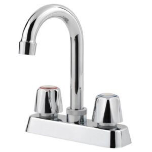 pfister pfirst series 2-handle bar/prep kitchen faucet, polished chrome