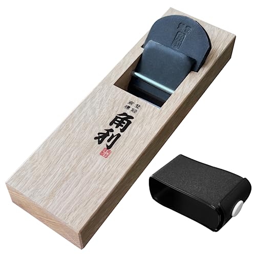 KAKURI Japanese Hand Plane 42mm for Woodworking, KANNA Mini Block Plane Hand Planer for Wood, 7.0 x 2.1 x 1.6 inches, White Oak Body, Made in JAPAN