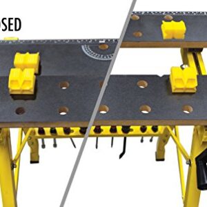 Performance Tool W54025 Portable Multipurpose Workbench and Vise (200 lbs Capacity) , Yellow