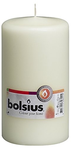 Bolsius Pillar Candle Regular, Ivory 80 mm Width