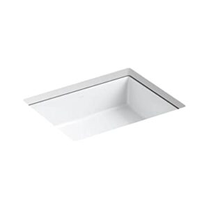 KOHLER K-2882-0 Verticyl Undermount Bathroom Sink, White