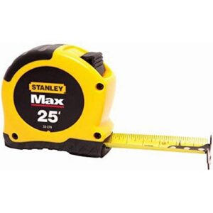 stanley tape measure, max english, 25-foot (33-279)