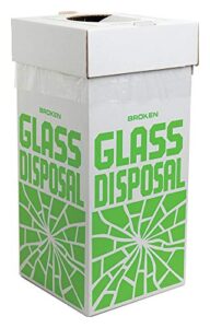 sp bel-art cardboard disposal cartons for glass; 12 x 12 x 27 in., floor model (pack of 6) (f24653-0001)