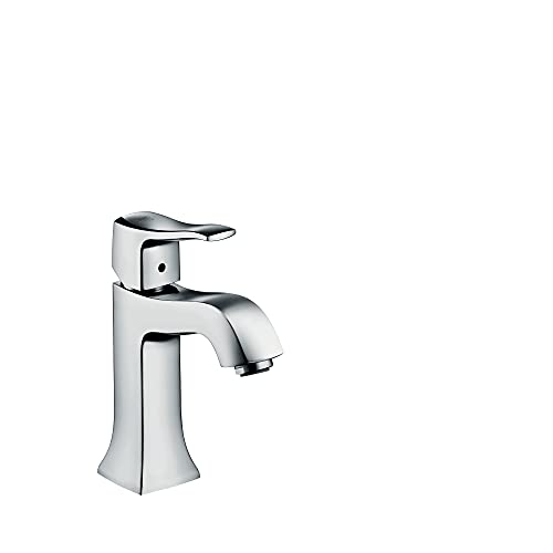 hansgrohe Metris C Classic Replacement Easy Clean 1-Handle 1 7-inch Tall Bathroom Sink Faucet in Chrome, 31075001