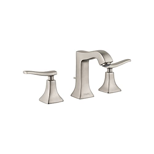 hansgrohe Metris C Classic Replacement Easy Clean 2-Handle 3 6-inch Tall Bathroom Sink Faucet in Brushed Nickel, 31073821