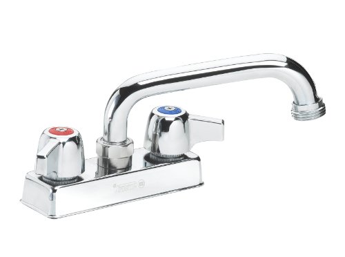 Krowne Metal 11-406L Replacement Faucet for Bar Sinks Deck Mount, Fits 22" Sinks, 6" Spout