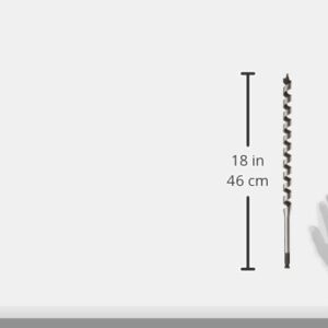 IRWIN WeldTec Auger Wood Drill Bit 13/16" X 17" (3043010)