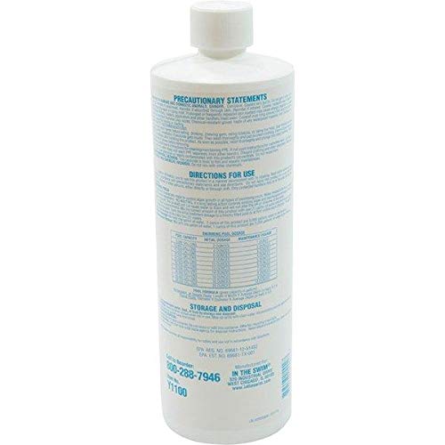 In The Swim Super Pool Algaecide – Low Odor Non-Foaming Preventative Treatment for Yellow Algae in Above Ground or In-Ground Swimming Pools – 1 Quart