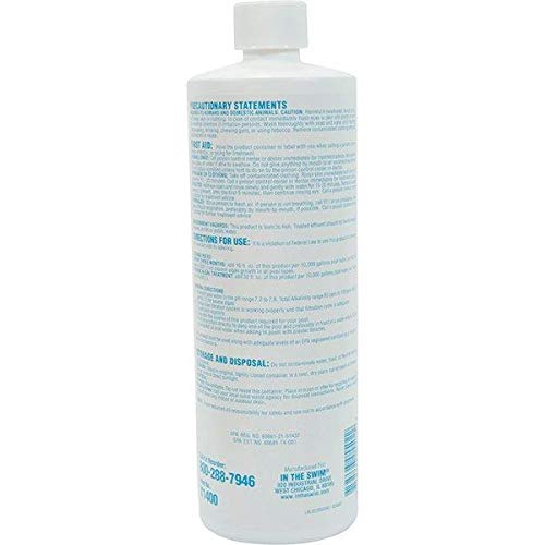 In The Swim Black Algaecide – Eradicates Black Algae in Swimming Pools - Copper Sulfate Pentahydrate - 1 Quart