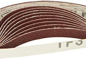 Astro BSP80 3/8" x 13" 80 Grit Sanding Belt, Pack of 10