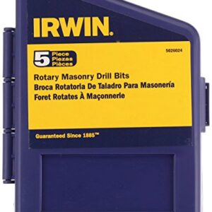 Irwin Tools 5026024 Slow Spiral Flute Rotary Drill Bit for Mason