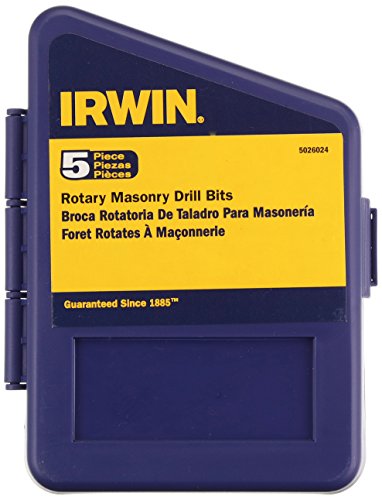 Irwin Tools 5026024 Slow Spiral Flute Rotary Drill Bit for Mason