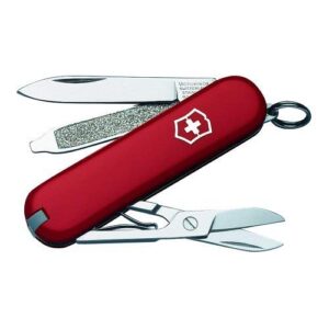 personalized red classic sd swiss army knife by victorinox