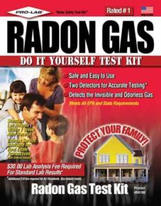 pro-lab radon gas test kit