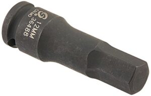 sunex 36488 3/8-inch drive 12-mm hex impact socket