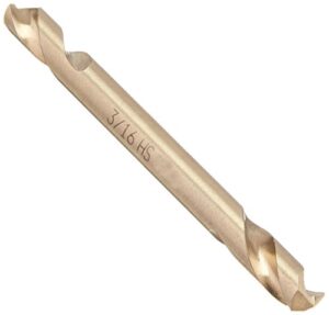 knkut 3/16 inch fractional double end drill bit