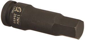 sunex 26499 1/2-inch drive 17-mm hex impact socket