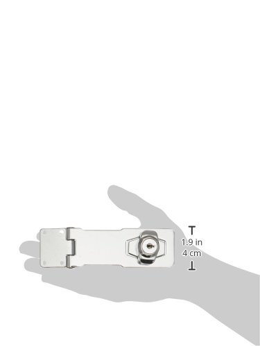 Ultra Hardware 31815 Chrome Key Locking Hasp, 4.5in H, 8.5in L, 1.50in W