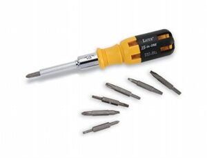 lutz 15-in-1 ratchet screwdriver-yellow/black
