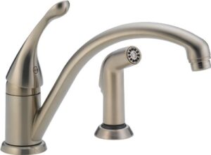 delta faucet 441-ss-dst, 3.00 x 12.80 x 21.80 inches, stainless