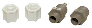 hayward clx220ea cl 200 series pool chemical feeder check valve and inlet fitting adapter assembly