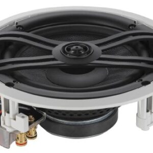 Yamaha Natural Sound Custom Easy-to-install In-Ceiling Flush Mount 2-Way 150 watts Speaker (Set of 6) with 8" Cone Woofers & 1" Swivel Titanium Dome Tweeter