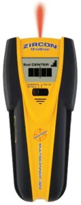 zircon multiscanner i320 onestep center-finding stud finder with metal scanning and dvd how-to guide