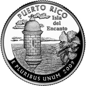 2009 p mint puerto rico quarter coin unc