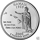 2008-d hawaii bu state quarter coin new