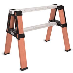 2x4basics 90196MI Custom Pro Brackets Sawhorse, 2 Pack , Black