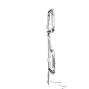 WarmlyYours 4-Bar Elements Towel Warmer, Plug-in, Polished Chrome