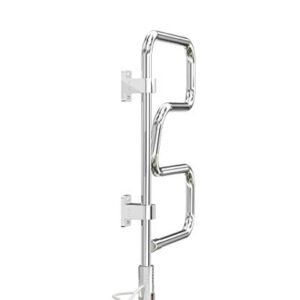 WarmlyYours 4-Bar Elements Towel Warmer, Plug-in, Polished Chrome