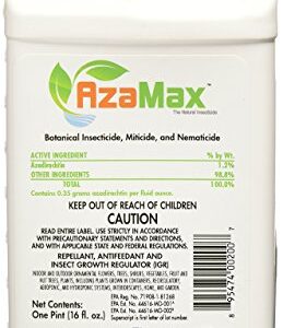 AzaMax General Hydroponics GH2007 Antifeedant and Insect Growth Regulator, 16 Ounce