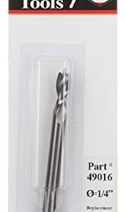 Snappy Tools Replacement HSS Brad Point Drill for 1/4 Inch Shelf Pin Guide #49016