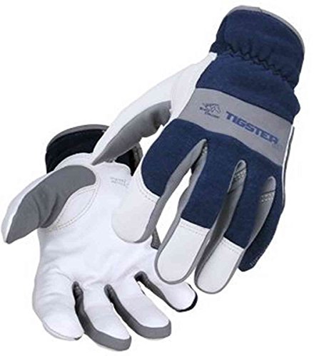 Revco T50 Men's Tigster Flame Resistant Welding Gloves Blue/White Medium